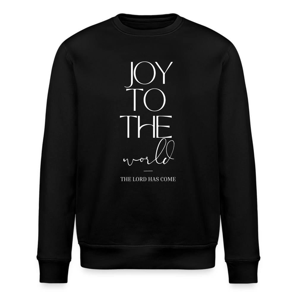 Joy to the world Unisex Organic Sweatshirt - black