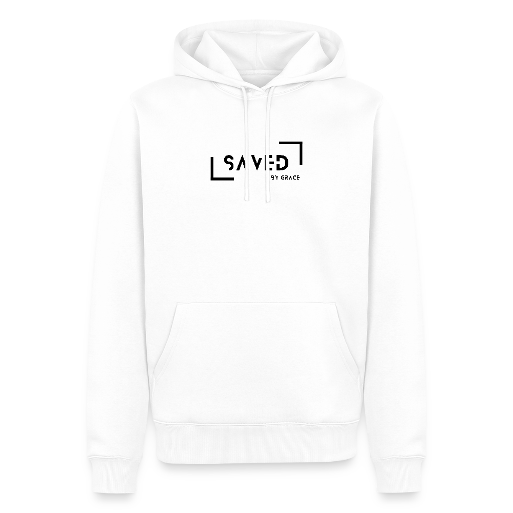 Saved Men’s Premium Hoodie - white