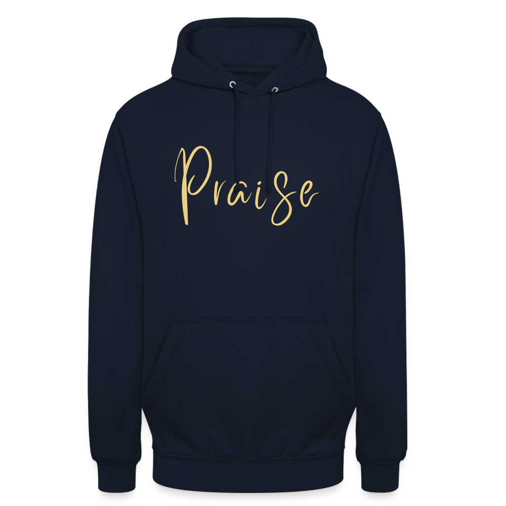 Praise Unisex Hoodie - navy