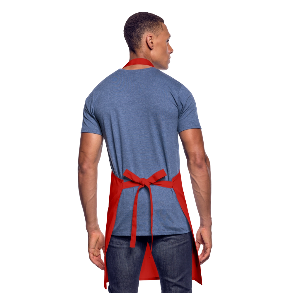 Christmas Cooking Apron - red