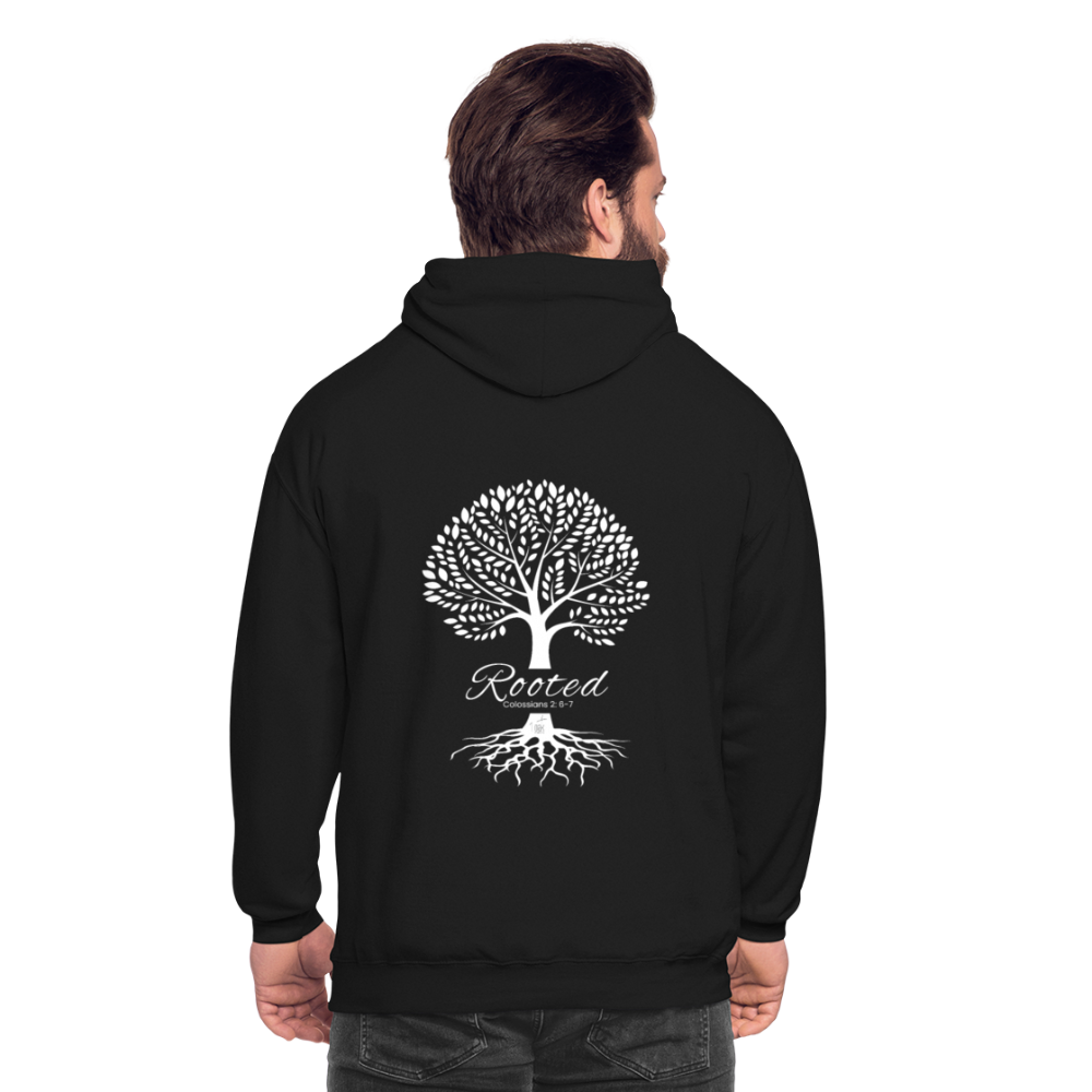 Rooted Unisex Hoodie - black