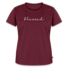 Blessed Women’s Premium T-Shirt - burgundy