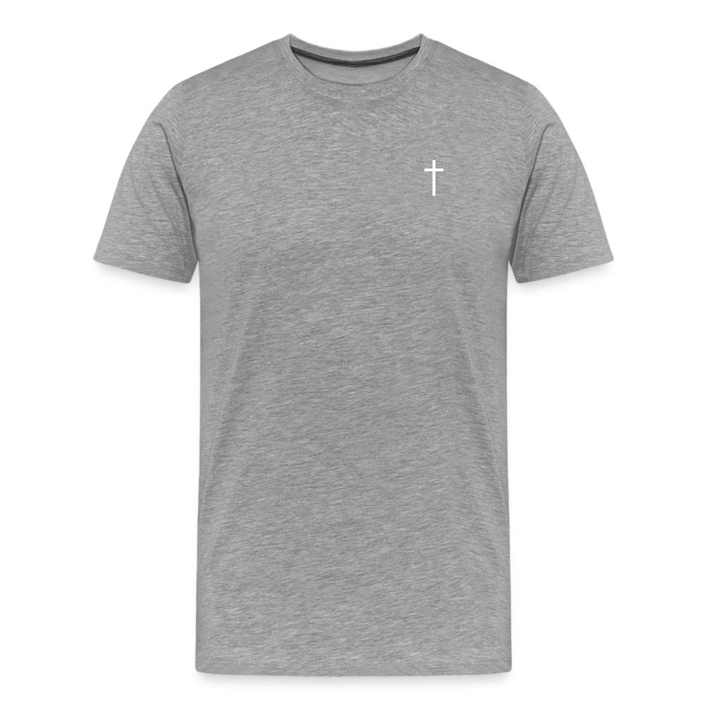 Cross Men’s Premium T-Shirt - heather grey