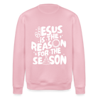 Christmas Unisex Organic Sweatshirt - cotton pink