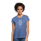 She will not fall Women’s Oversize T-Shirt - heather denim