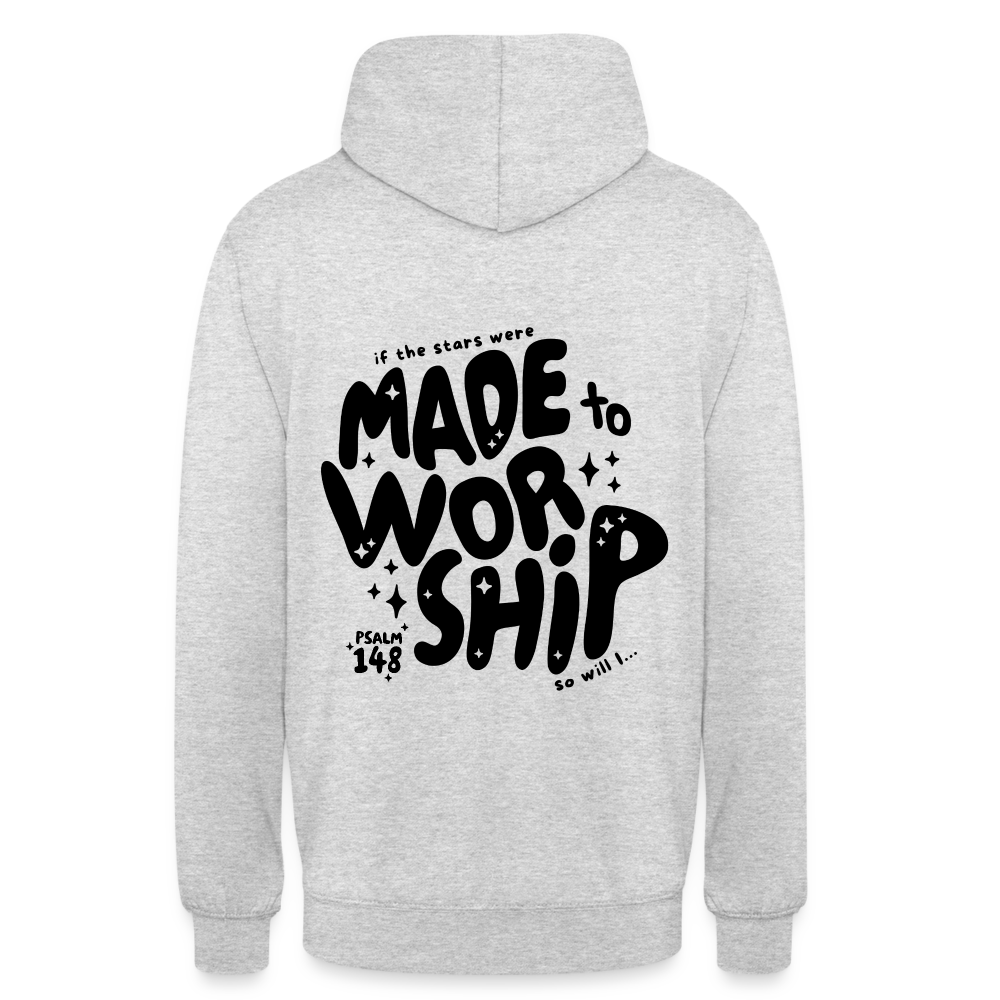 Made to Worship Unisex Hoodie - light heather grey