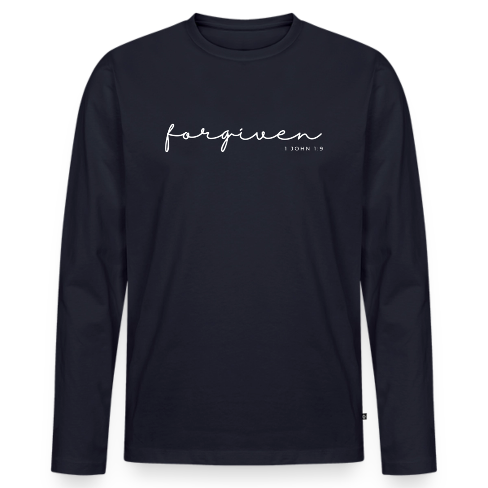 Forgiven Men's Premium Longsleeve Shirt - navy