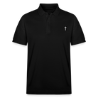 Cross Organic Unisex Polo Shirt - black