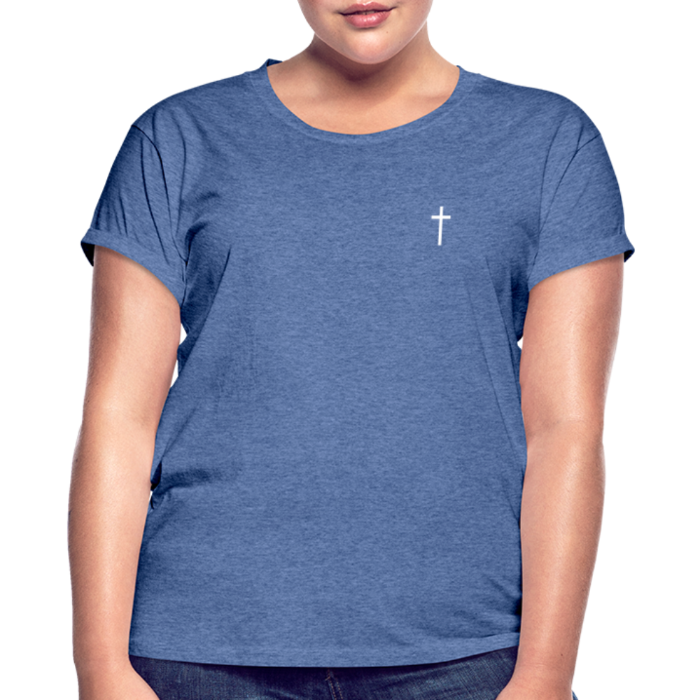 Cross Women’s Oversize T-Shirt - heather denim