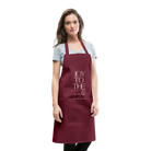 Joy to the world Cooking Apron - bordeaux