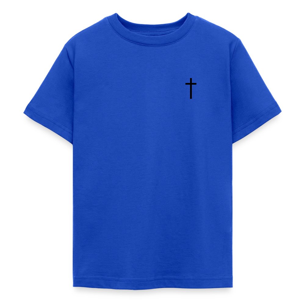 Cross Teenage T-Shirt - royal blue