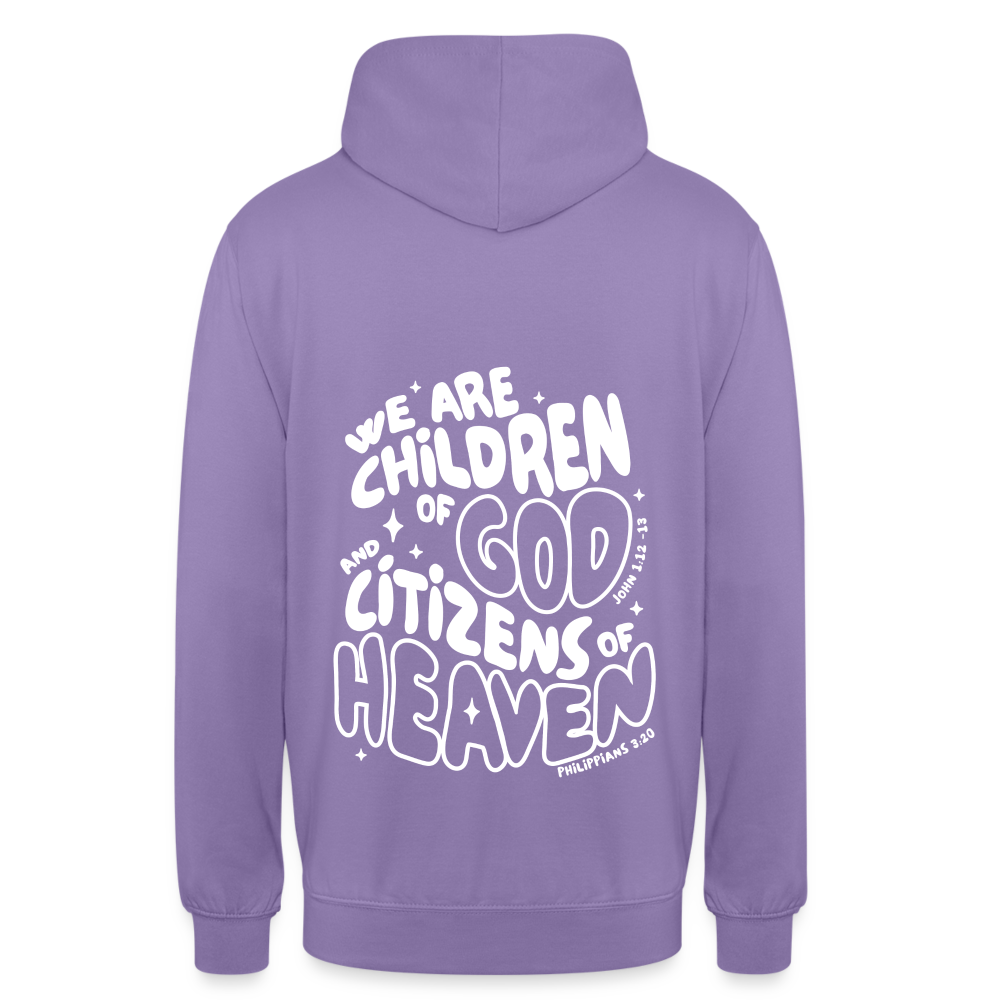 Children of God Unisex Hoodie - lavender