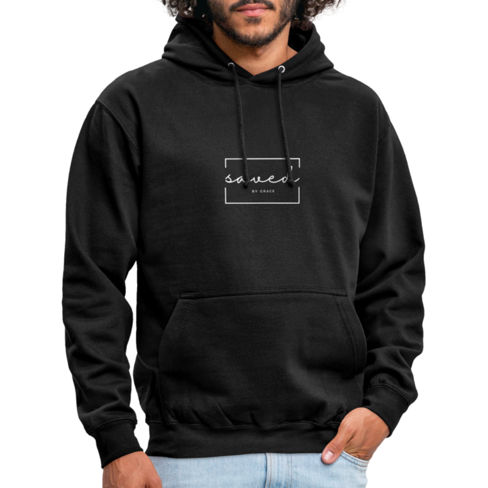 Saved by grace Unisex Hoodie - black