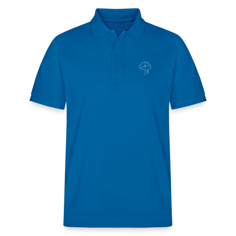 1 OAK Organic Unisex Polo Shirt 2.0 - royal blue