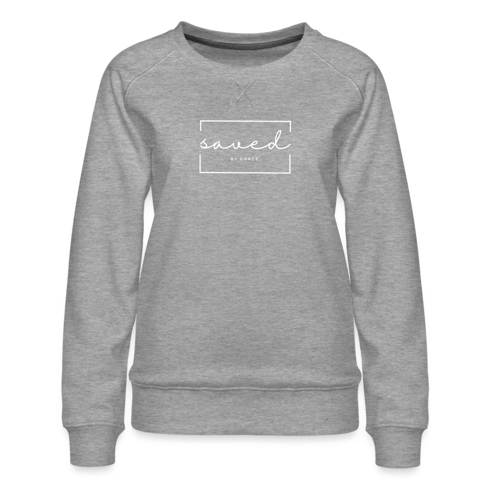 Saved Women’s Premium Sweatshirt - heather grey