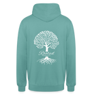 Rooted Unisex Hoodie - pastel turquoise