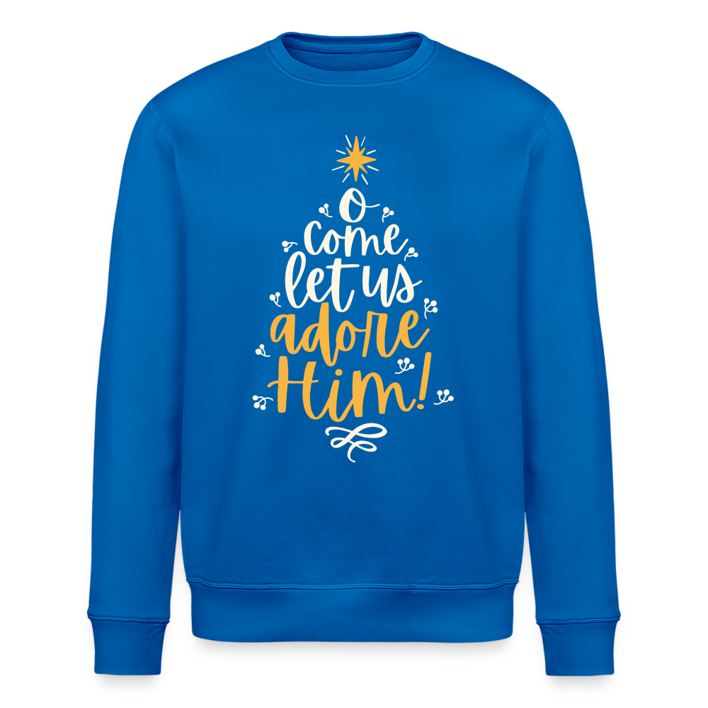 Christmas Unisex Organic Sweatshirt - royal blue