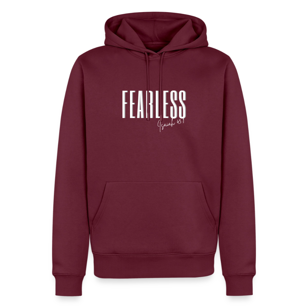 FEARLESS Men’s Premium Hoodie - burgundy