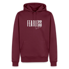 FEARLESS Men’s Premium Hoodie - burgundy