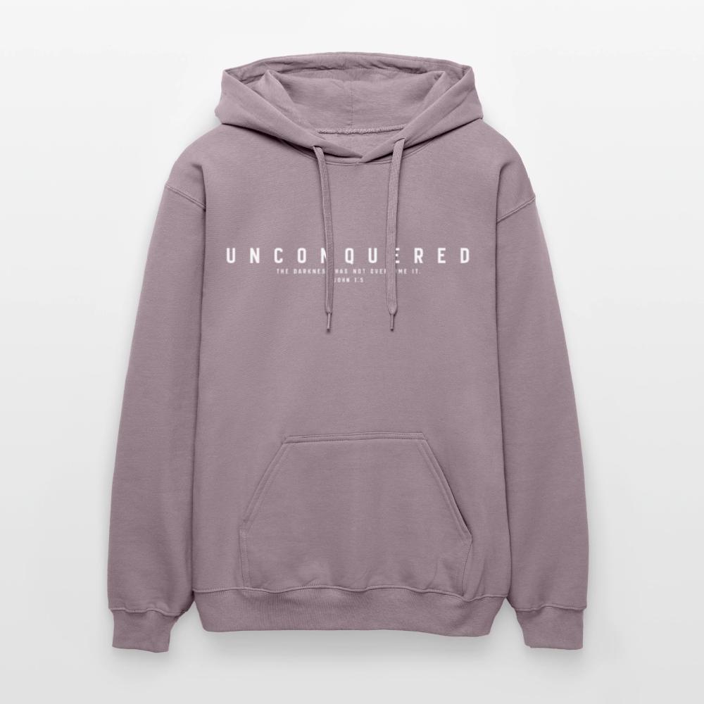 Unconquered Unisex Softstyle® Midweight Hoodie - purple-grey 