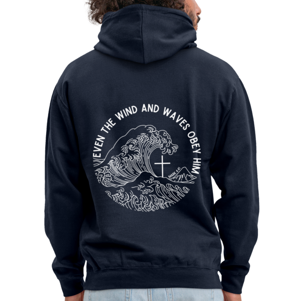 Wind an Waves Unisex Hoodie - navy