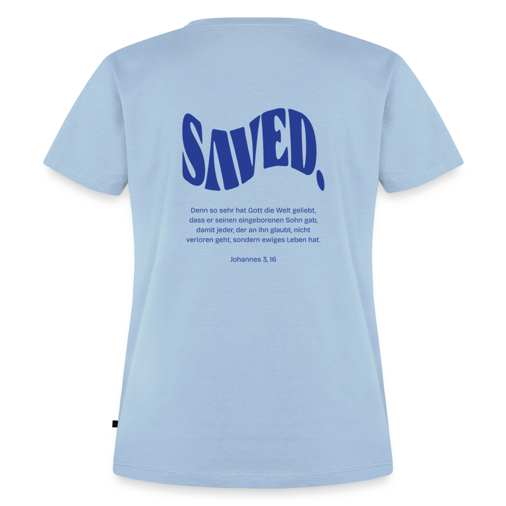 Saved Women’s Premium T-Shirt - light blue
