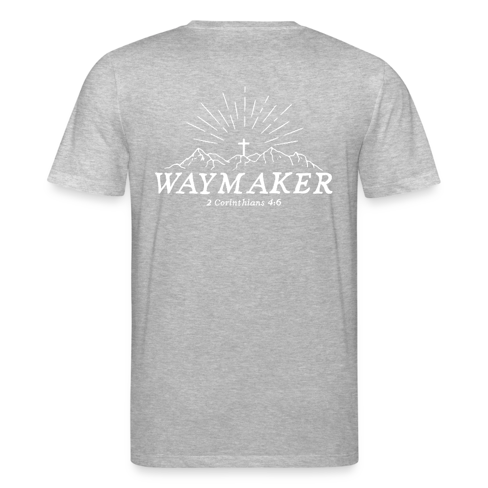 Waymaker Unisex Organic T-Shirt - heather grey