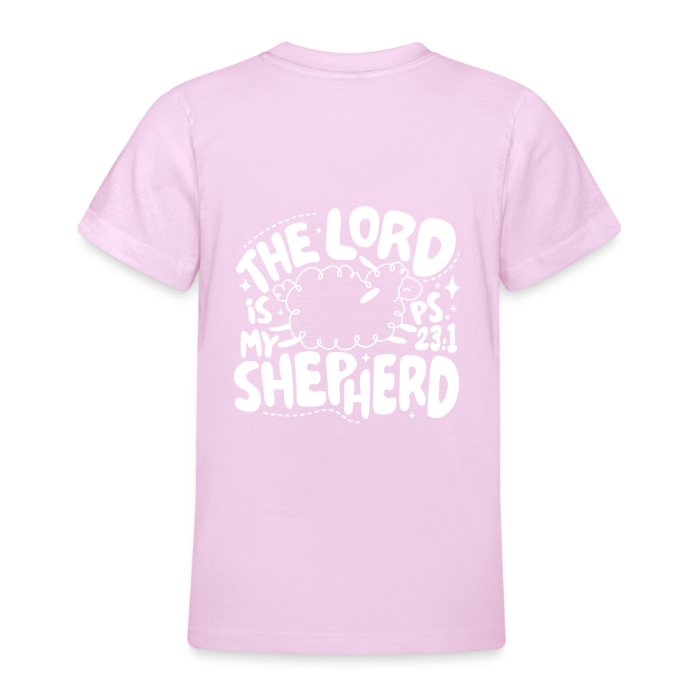 My Shepherd Kids' T-Shirt - back print - light pink