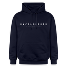Unconquered Unisex Softstyle® Midweight Hoodie - navy