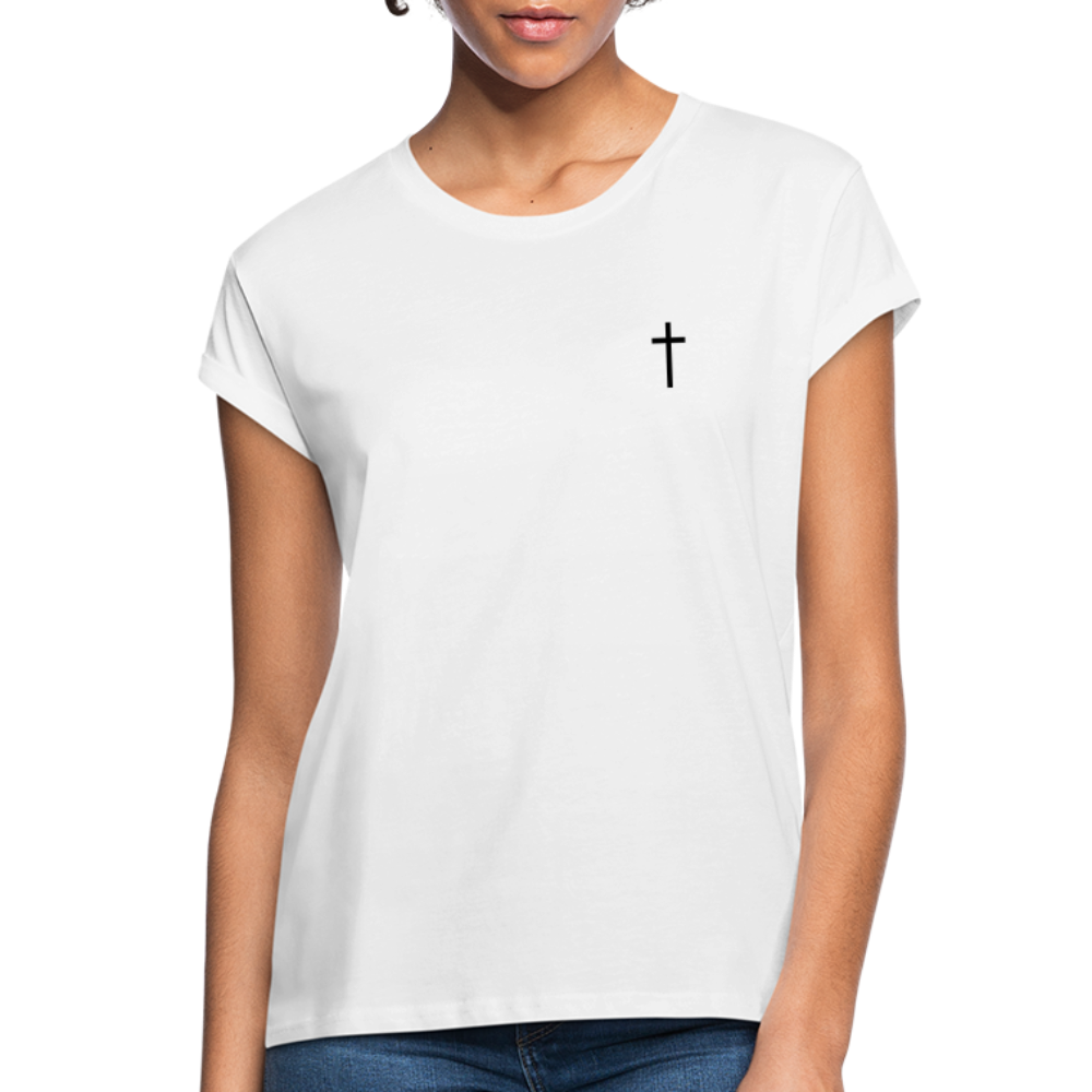 Cross Women’s Oversize T-Shirt - white