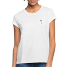 Cross Women’s Oversize T-Shirt - white