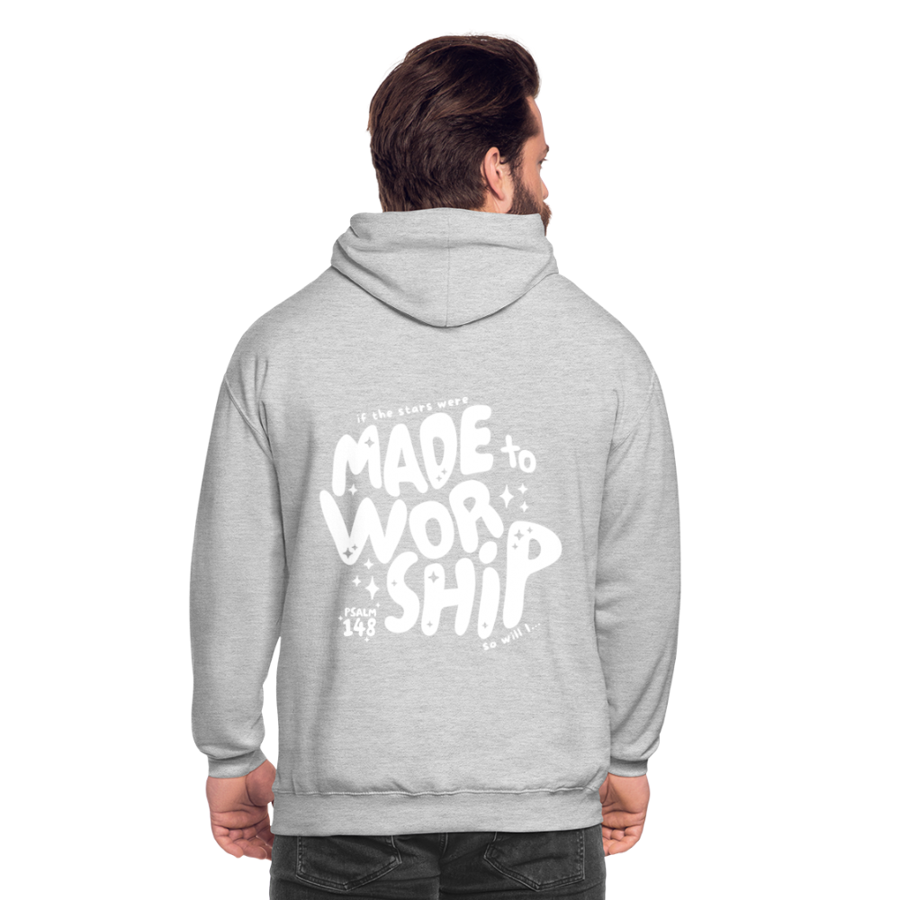 Made to Worship Unisex Hoodie - light heather grey