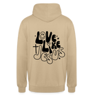 Love like Jesus Unisex Hoodie - beige