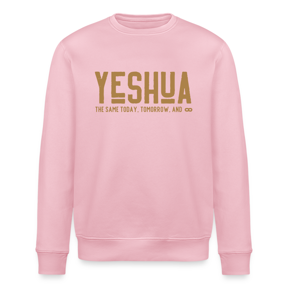 Yeshua Unisex Organic Sweatshirt - cotton pink