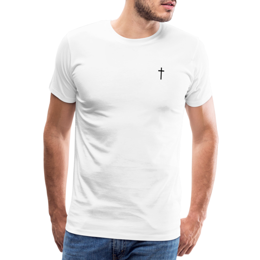 Cross Men’s Premium T-Shirt - white