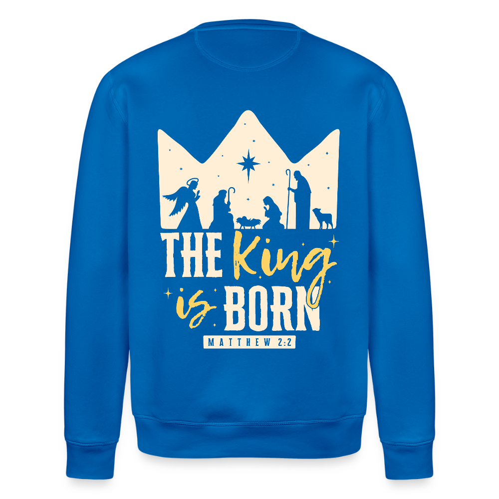 Christmas Unisex Organic Sweatshirt - royal blue