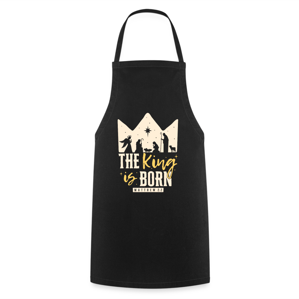 Christmas Cooking Apron - black