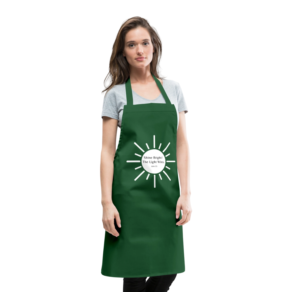 Shine Bright Cooking Apron - green