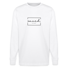 Saved Unisex Organic Longsleeve Shirt - white