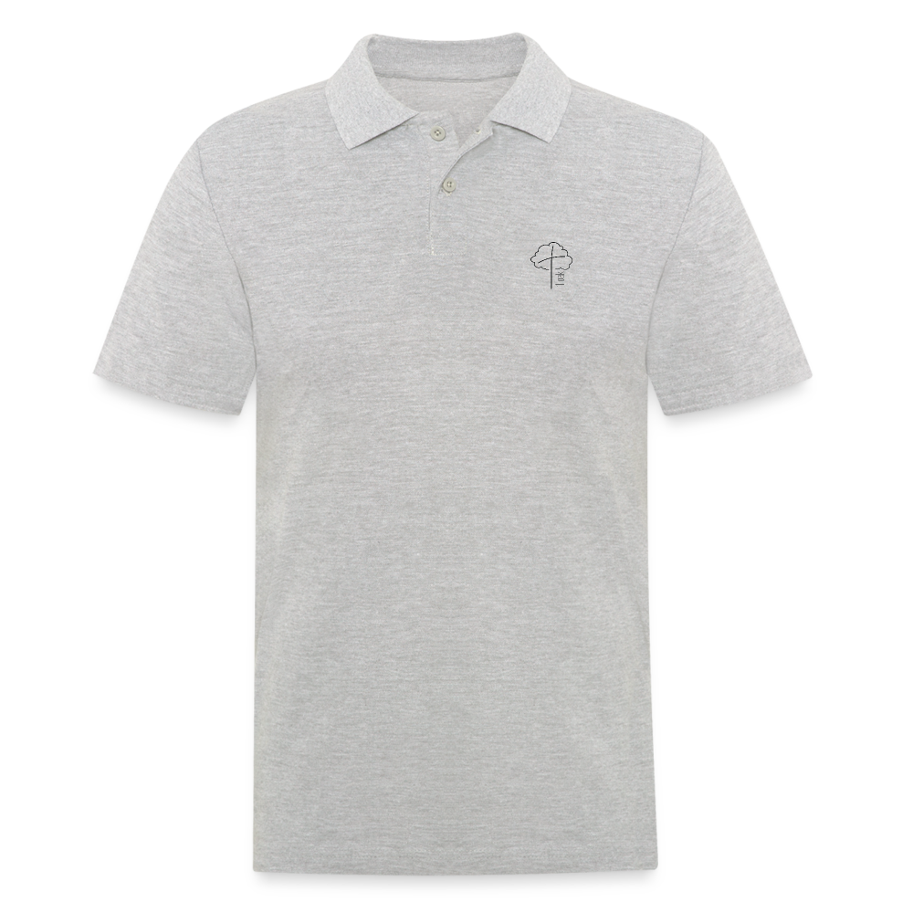 1 OAK Men's Polo Shirt - heather grey