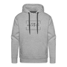 Way Truth Life Men’s Premium Hoodie - heather grey