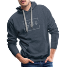 Way Truth Life Men’s Premium Hoodie - heather denim