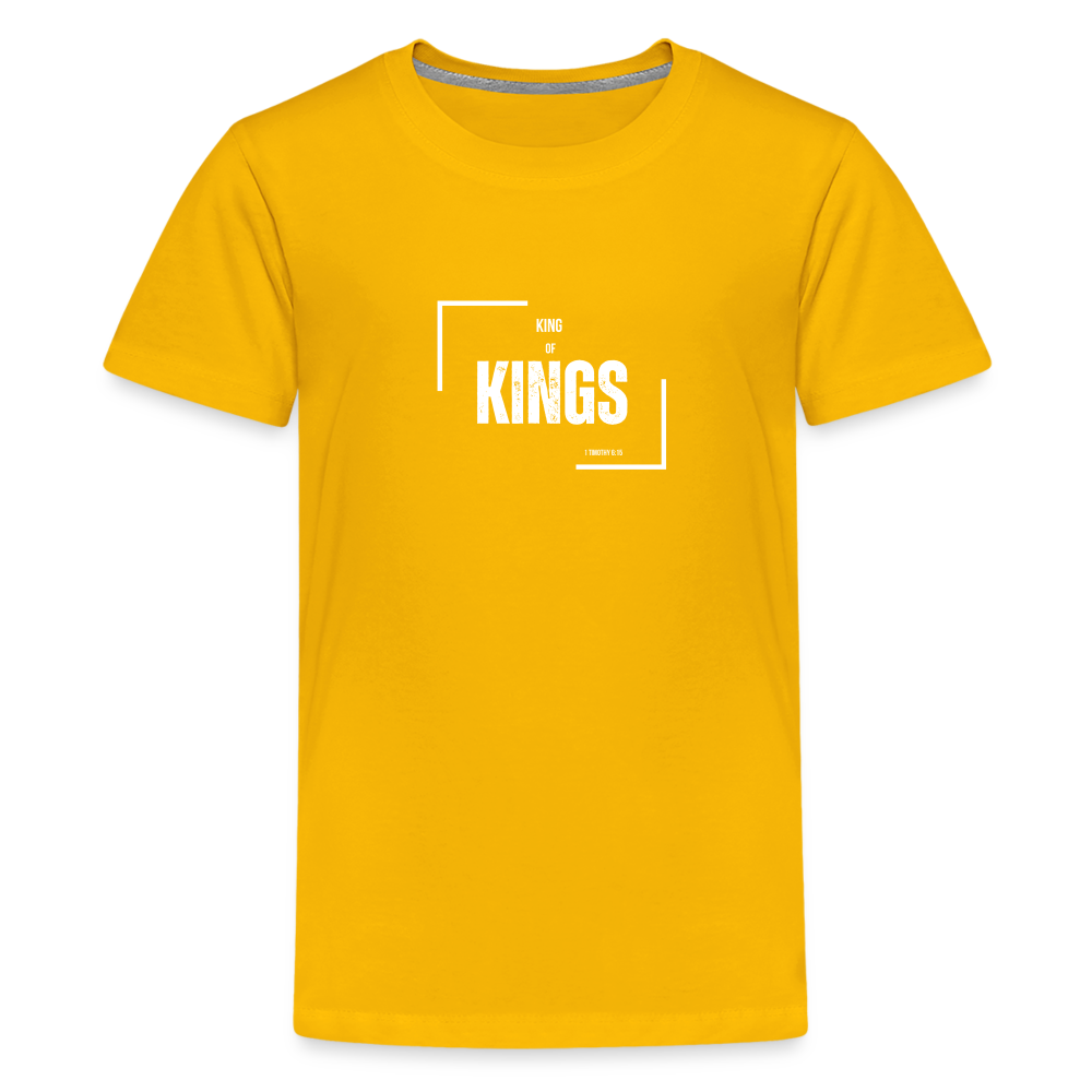 King of Kings Teenager Premium T-Shirt - sun yellow