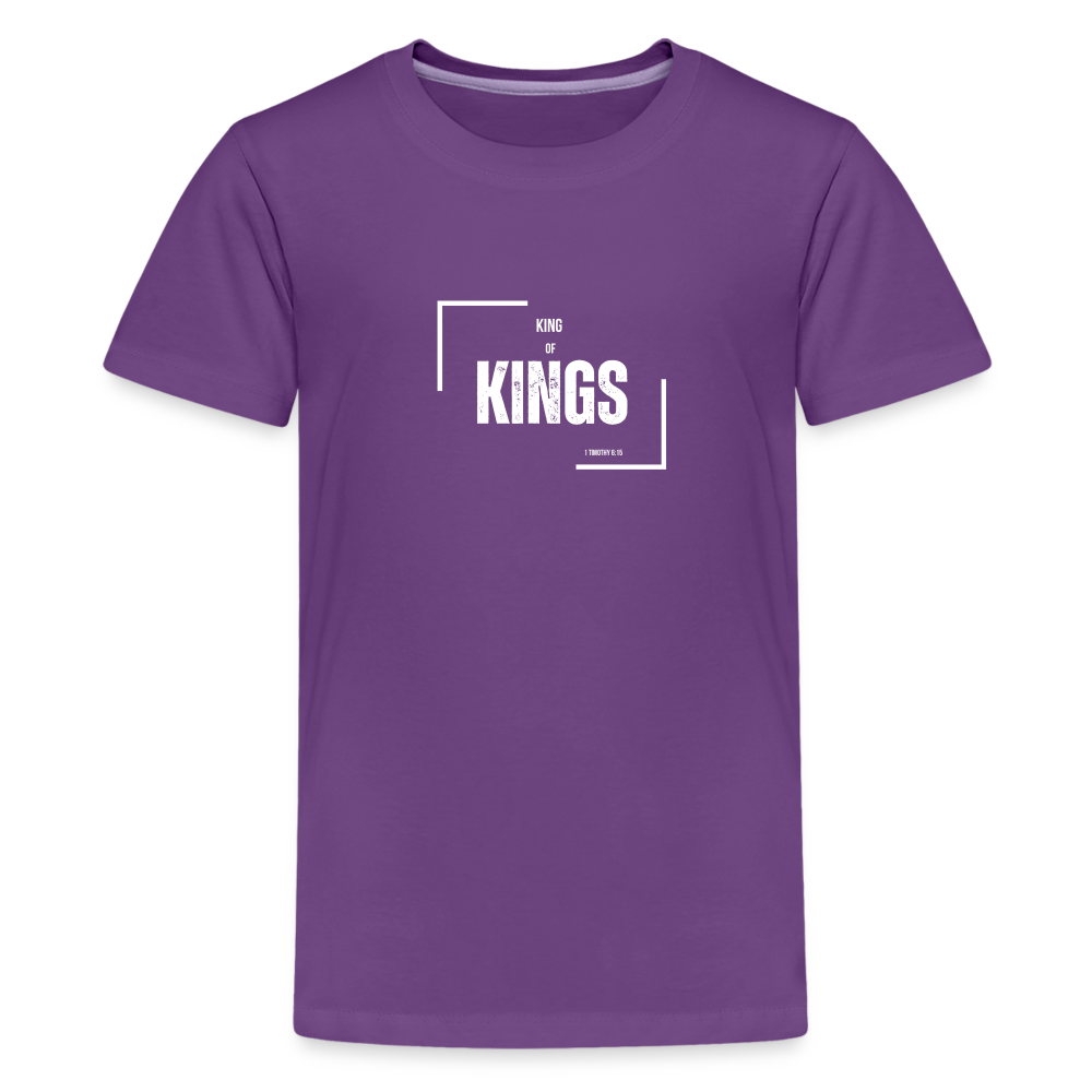 King of Kings Teenager Premium T-Shirt - purple