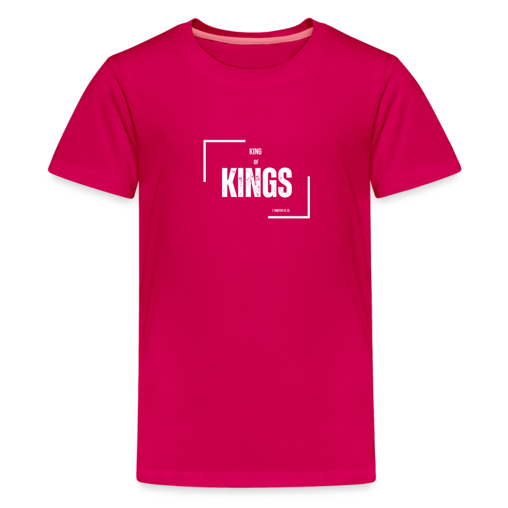 King of Kings Teenager Premium T-Shirt - dark pink