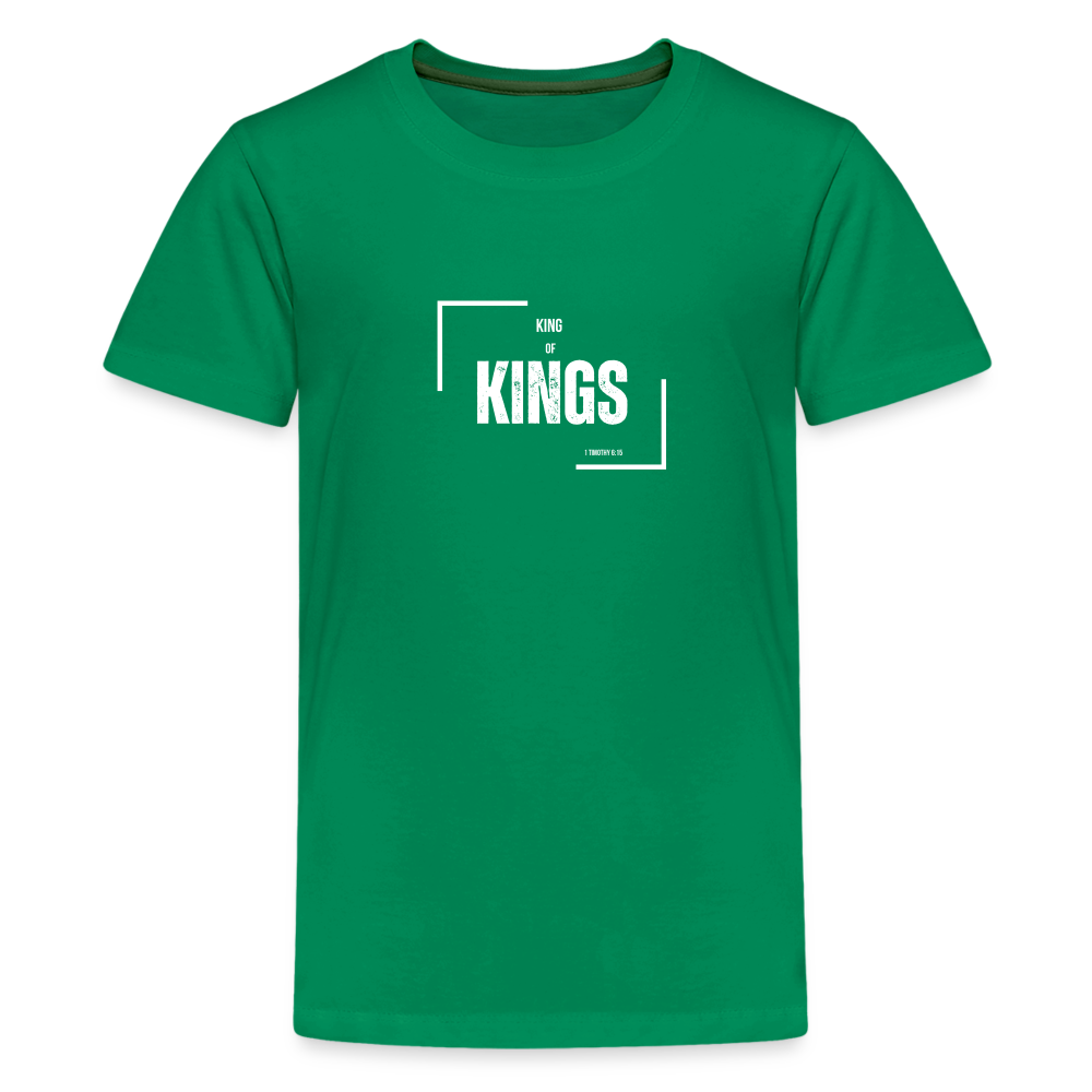 King of Kings Teenager Premium T-Shirt - kelly green