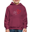 Wonderfully made Kids' Premium Hoodie - bordeaux