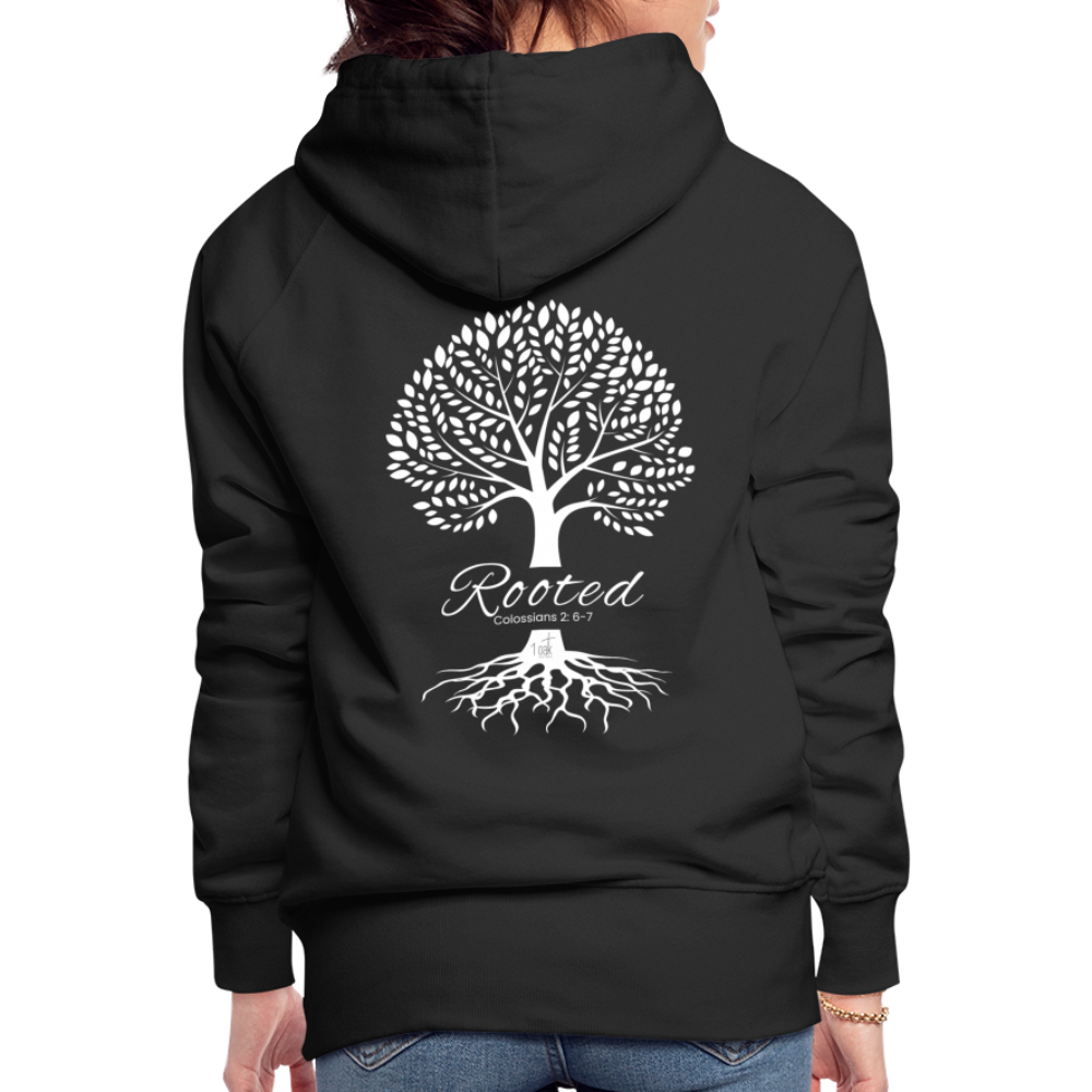 Rooted Women’s Premium Hoodie - black