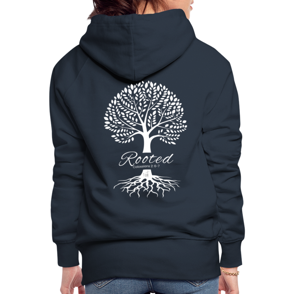 Rooted Women’s Premium Hoodie - navy