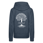 Rooted Women’s Premium Hoodie - heather denim